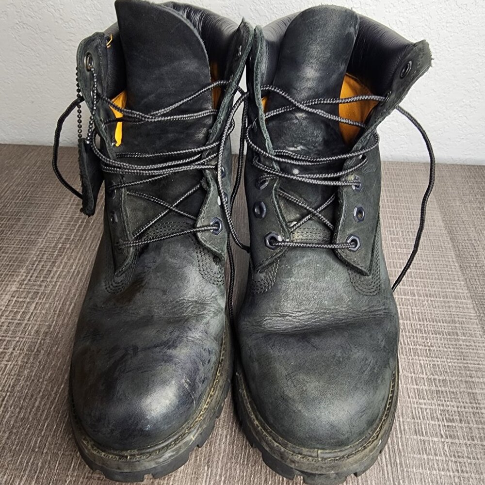 Timberland 6" Premium Waterproof 400g Prima Loft insulation Leather Men 8M Black - Picture 3 of 16